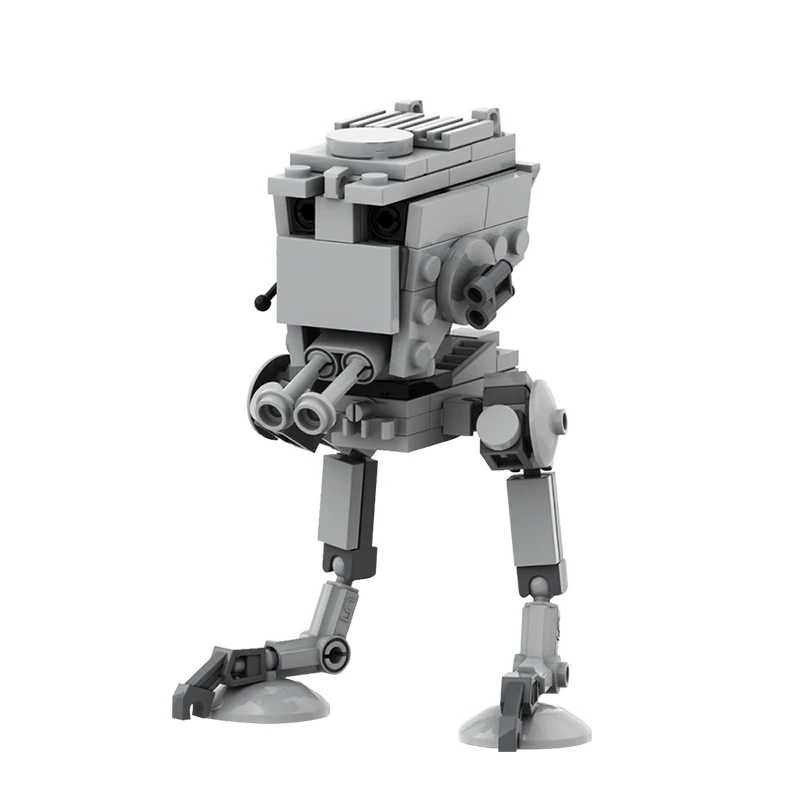 

Building Blocks Compatible MOC-27435 Set Bricks All Terrain Scout Transport AT-ST with Model Brick for Toy Gifts