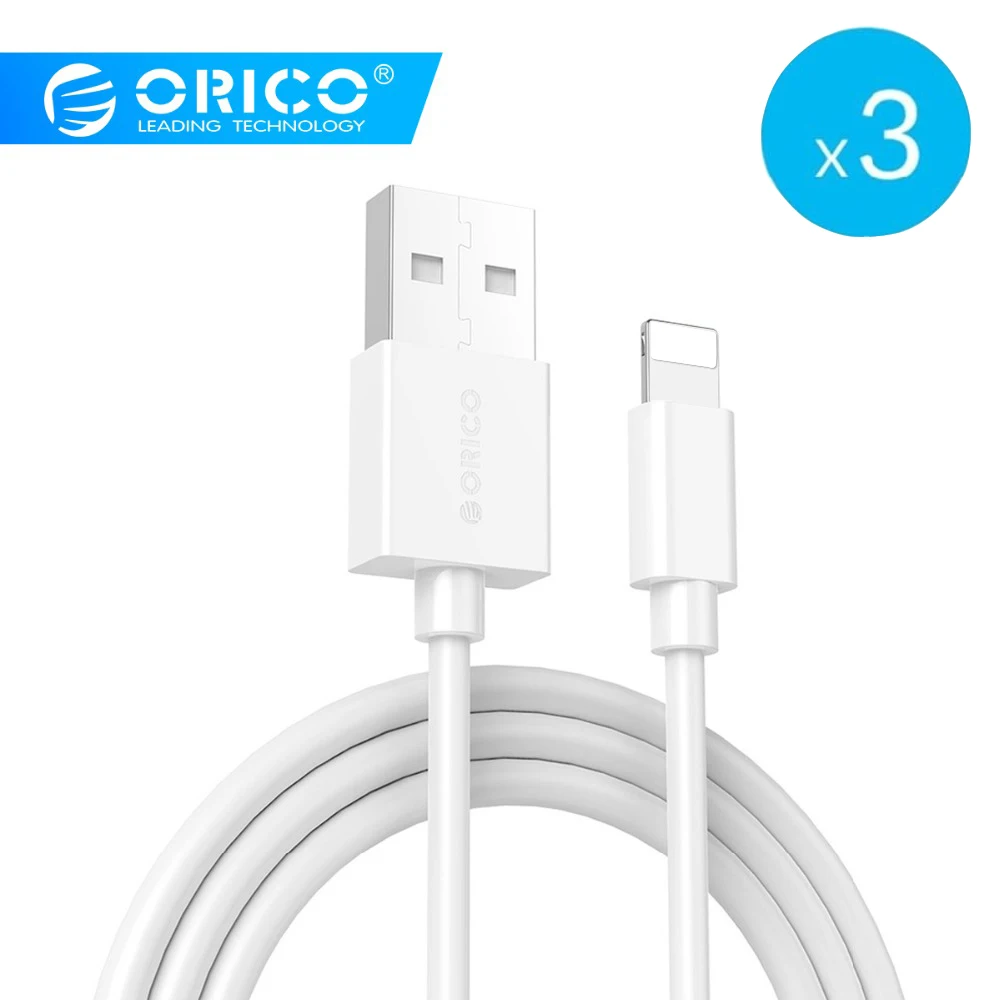  ORICO Premium Kabel für iPhone Beleuchtung zu USB Kabel Lade USB Kabel Sync für iPhone 6 7 8 Weiß 1