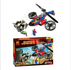 

Can Be Made on Behalf of Bole 10240 Spider-Man Helicopter Rescue 76016 Assembled Building Blocks Toy