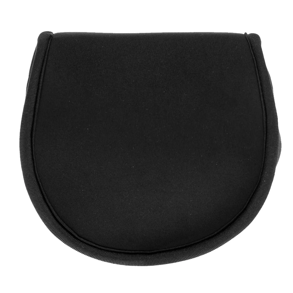 Neoprene Fishing Baitcasting Reel Bag Protective Cover Reel Storage Pouch Black Fishing Tackles