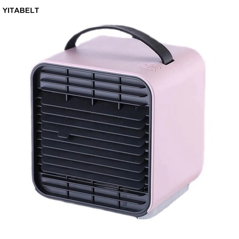 

Portable Desktop Humidifier Mini Air Conditioner Fan Negative Ion Air Personal Space Cooler 150ml