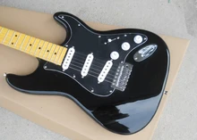 Прямая поставка с завода, черный, телесный, накладку желтый клен гриф ST 6 строки электрогитара ra