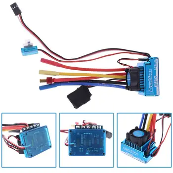 

Waterproof 45A 60A 80A 120A Brushless ESC Electric Speed Controller Dust-proof for 1/8 1/10 1/12 RC Car Crawler RC Boat Part