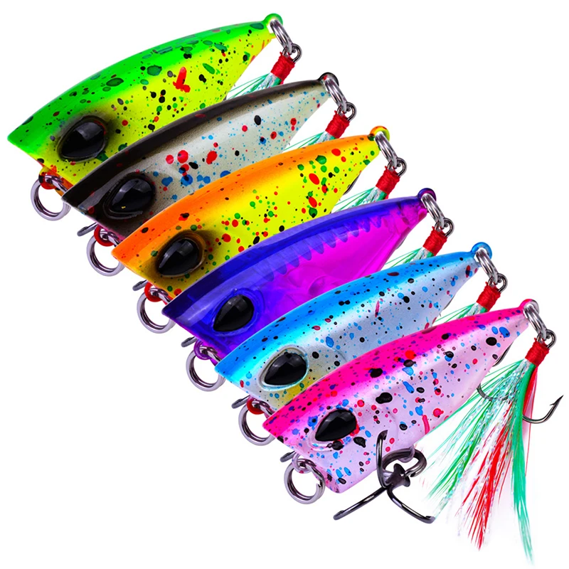 4.3cm/4g Minnow Isca Poper Pesca Mini Popper Lure Trout Lures