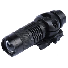 

WADSN Mini Zoom Aluminum Flashlight FAST Helmet Rail Stroboscopic Tactical SuperSmall Glare Flashlight Fit for 20mm Rail