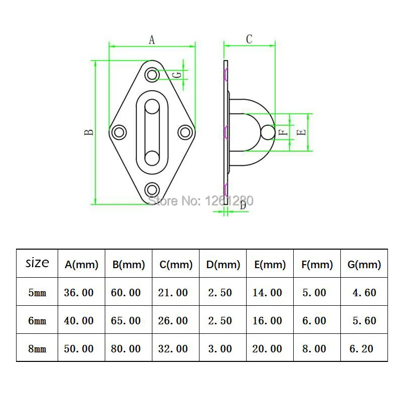 Description Picture 2 of itemStainless Steel Circle Ring Hanger Buckle DIY Handmade Chain Fitting Door Hasp Hook Suspension Connecting Latch Hardware Part