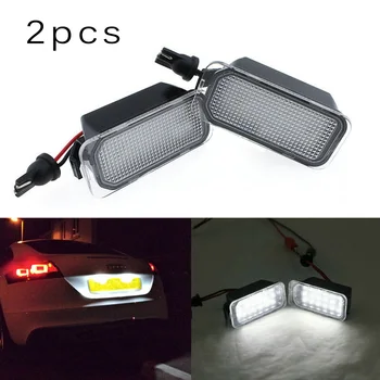 

LED License Plate Lamp Number Assembly For Ford Jaguar New XJ Series 18-LED 2pcs Practical