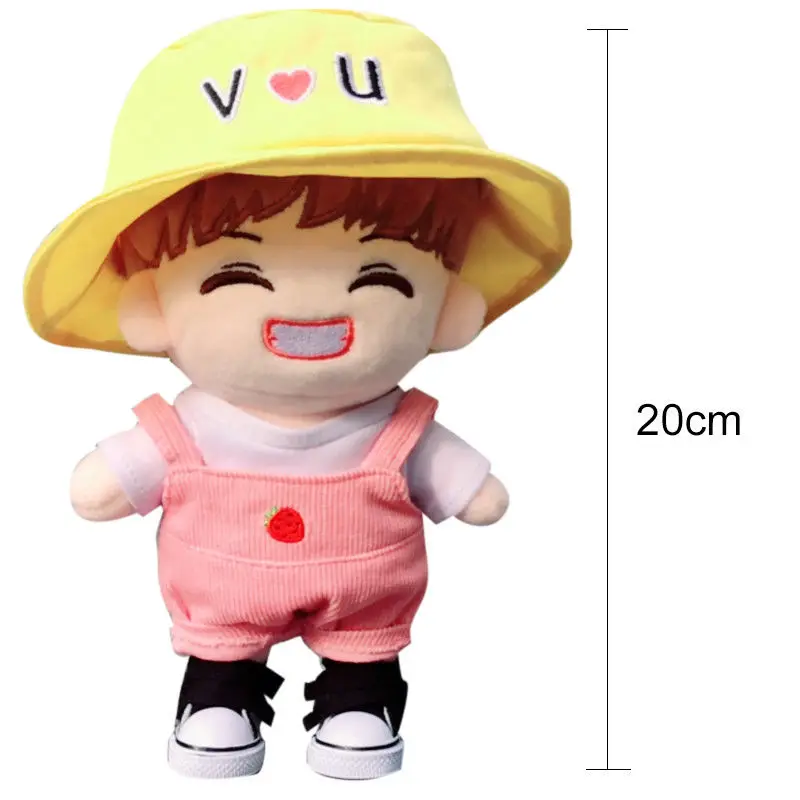 Tae Hyung Корейские Kawaii Плюшевые куклы, игрушки, Мультяшные мягкие куклы с одеждой, PP хлопок, милые мягкие куклы, коллекция фанатов, Подарочные игрушки для детей, подарки - Цвет: Tae Hyung