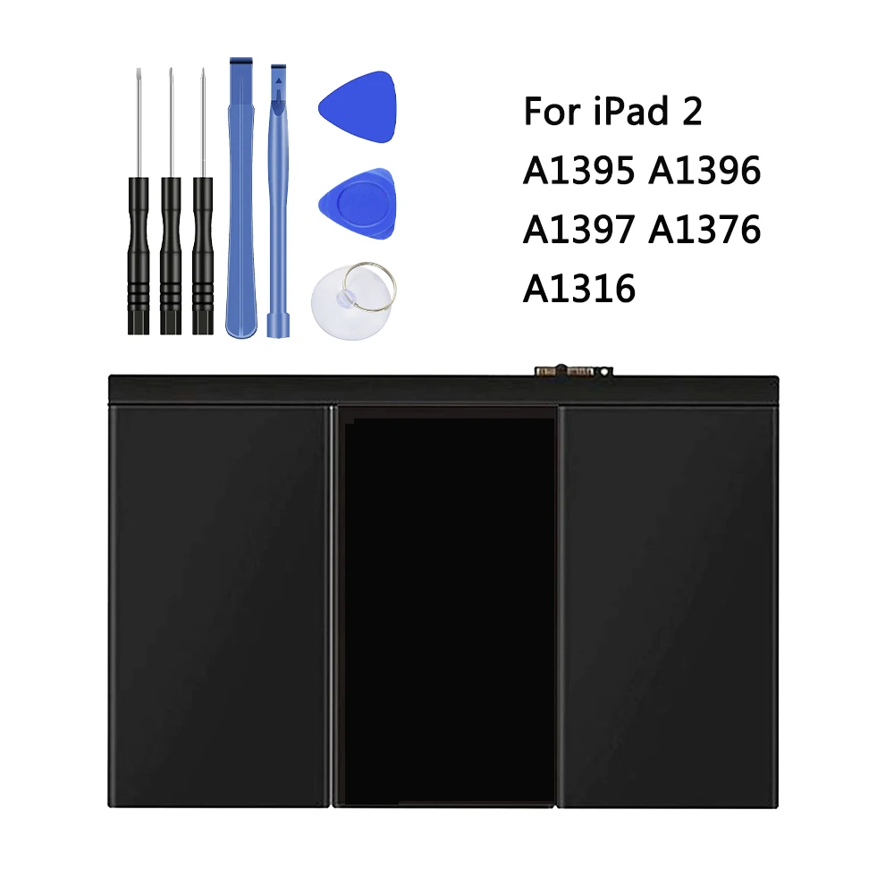 

7430mAh OTMIL 100% Tested For iPad 2 A1395 A1396 A1397 A1376 A1316 Battery +Gift Tools +stickers For Teblet ipad 2 Battery