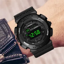 Honhx роскошный для мужчин s цифровые светодиодные часы Дата спортивные мужские уличные электронные часы повседневные спортивные светодиодные наручные часы Relogio цифровые Новые