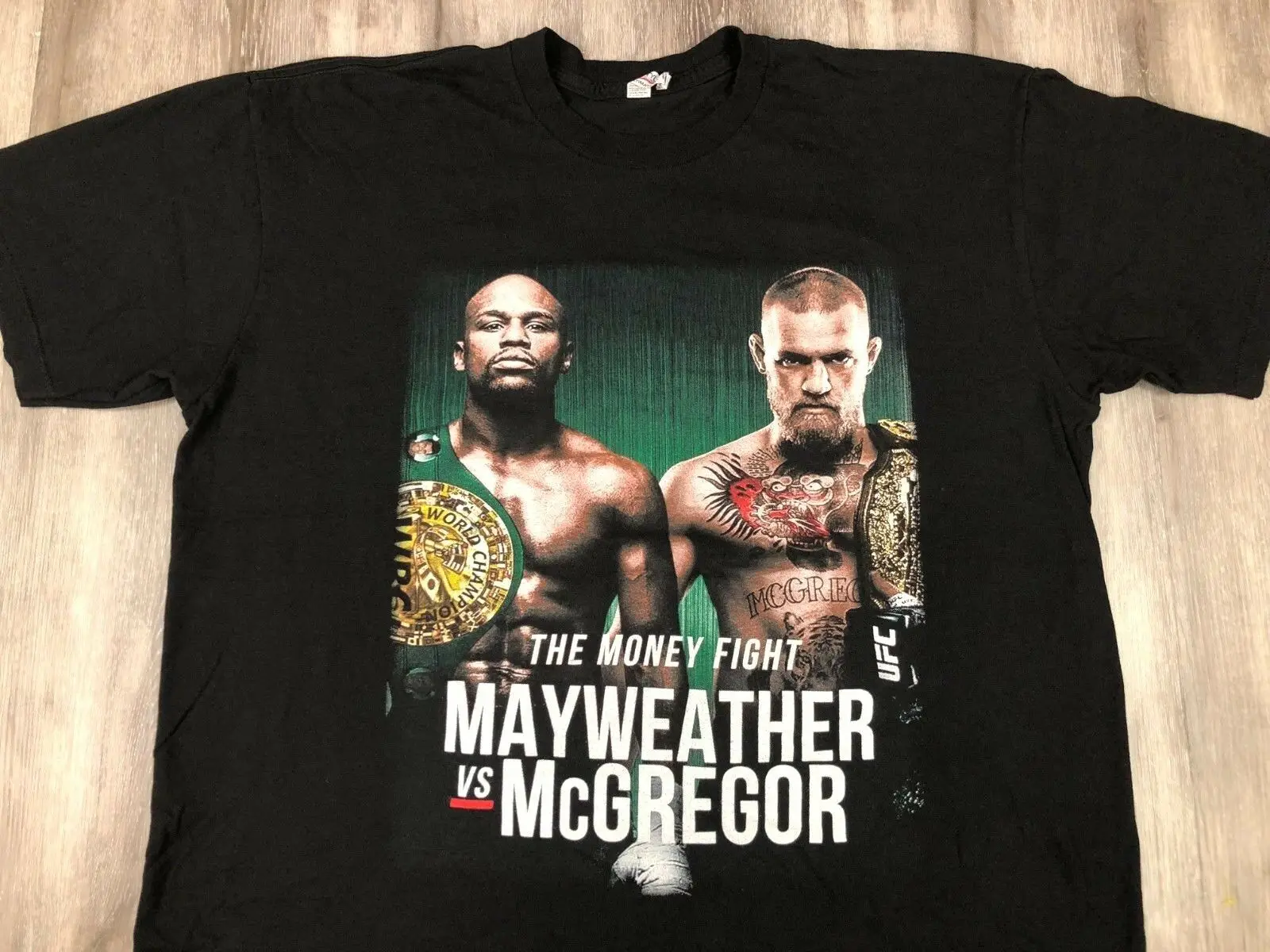 THE MONEY FIGHT Флойд Мэйвезер vs Конор Макгрегор боксерский бой боксерская футболка