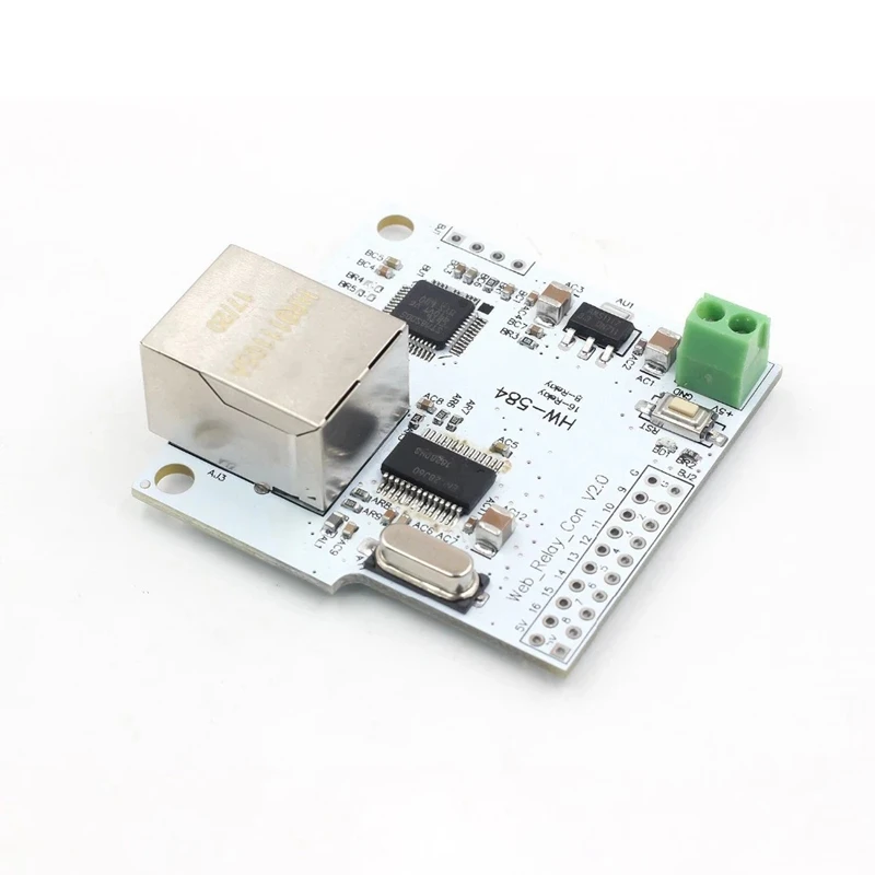 8 канальный сетевой модуль Ethernet Управление Выключатель 5V Интернет триггерный