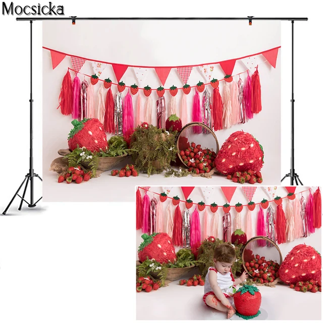 Birthday Photography Backdrop 1st Baby Shower Cake Smash Photo Background Children Newborn Interiors Decor Prop Studio Photocall TW-1189