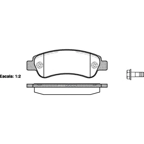 1238 00_[425360]!Колодки Дисковые З Citroen Jumper 2.2hdi 06 Remsa 123800 Remsa арт. 123800