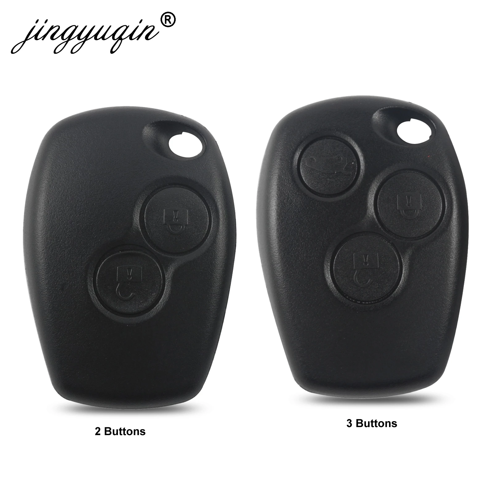 

30pcs/lot For Renault Espace Laguna Duster Logan DACIA Clio Kangoo 2/3 Button Remote Key Shell Case No Blade