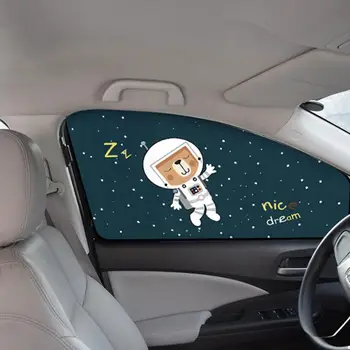 

Stylish Car Curtain Car Sun Block Windshield Durable Window Shade for Water-Proof Auto Heat-Proof for Cartoon