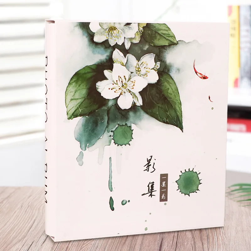 Simple Linen Self-adhesive Lamination DIY Photo Album Album Retro