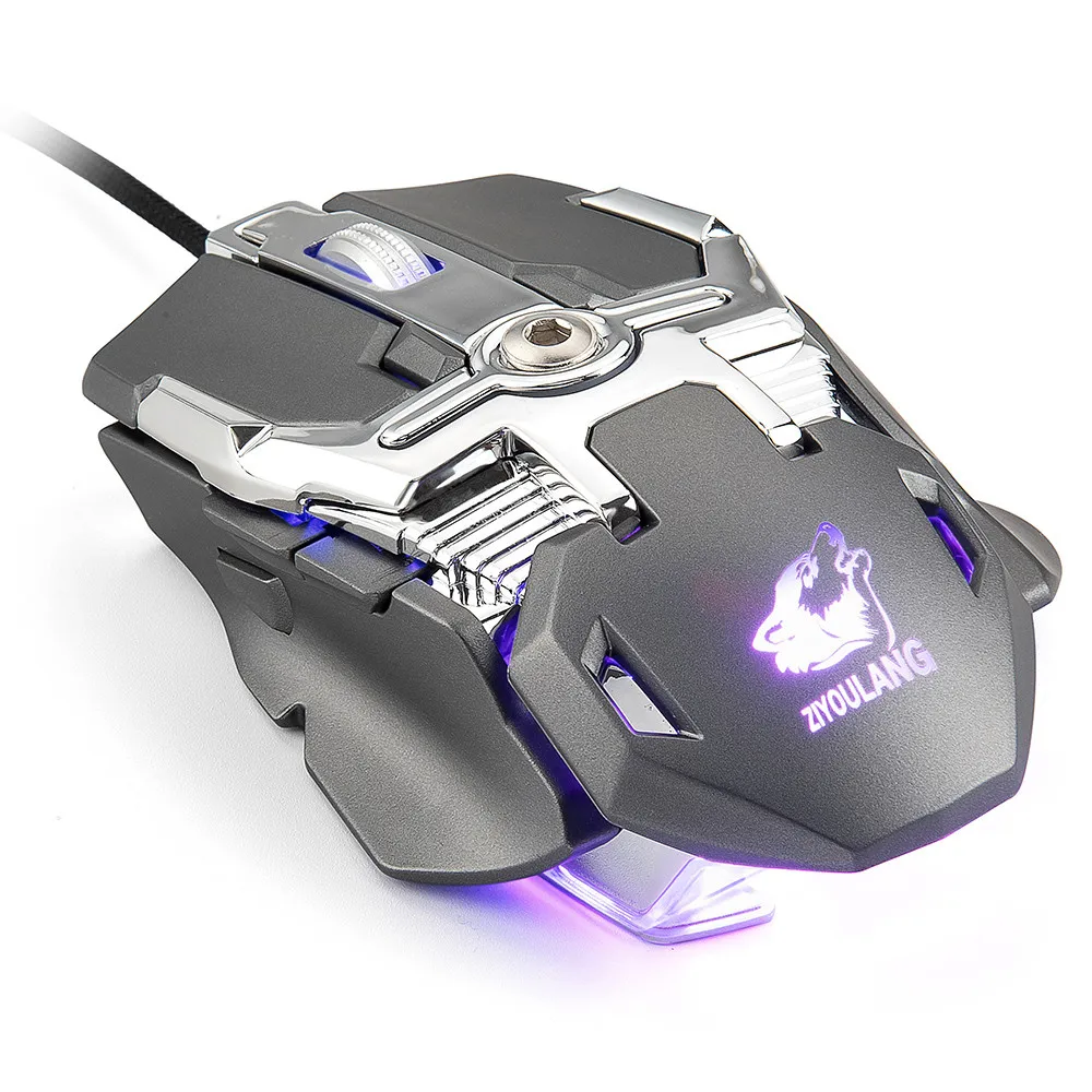 Проводная мышь 6400 dpi светодиодный механический RGB подсветка игровая мышь 8 кнопок макро программа эргономичные Мыши для ПК Компьютерная мышь 19NOV1