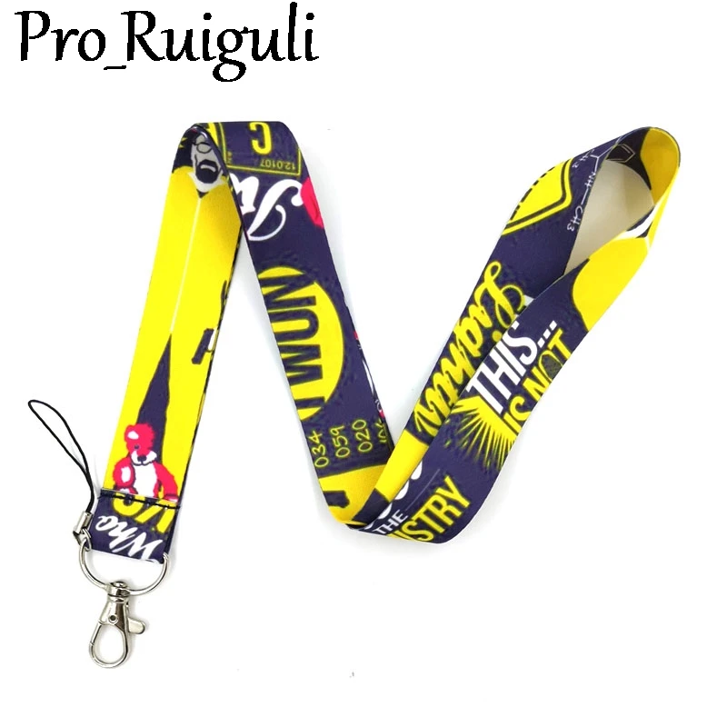 Breaking Bad Neck Strap Lanyard keychain Mobile Phone ID Badge Holder Rope Key Chain Keyring cosplay Accessories | Дом и сад