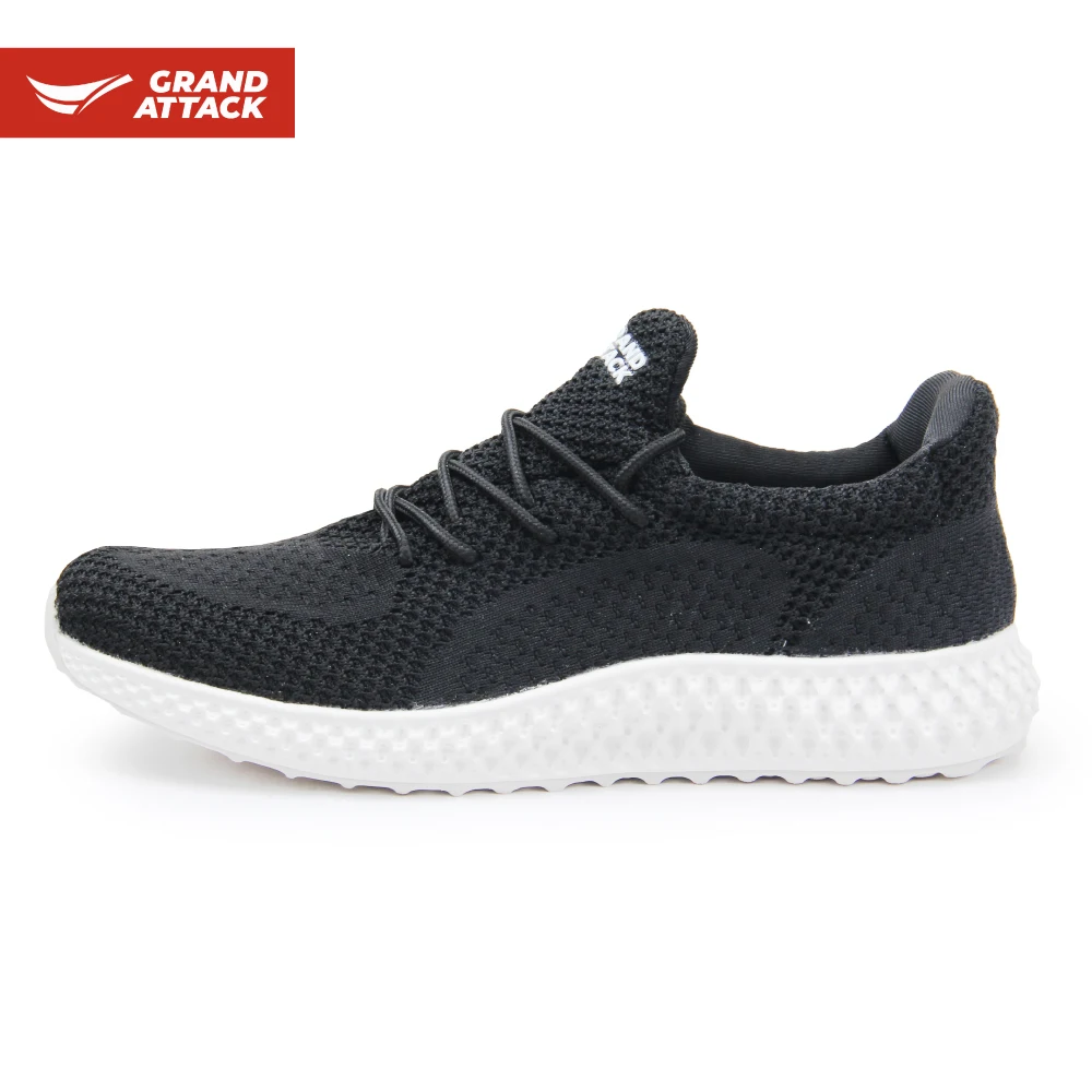 Grand Attack Running Sports Men's Shoes Trainers Jogging Sneakers Breathable Mesh Lace-up Walking Training Fitness Sport |