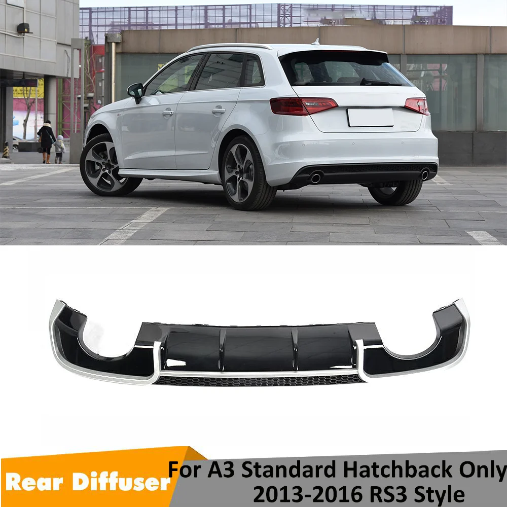 Задний диффузор из углеродного волокна/FRP для Audi A3 Standard Sedan RS3 хэтчбек 4 двери 8 в