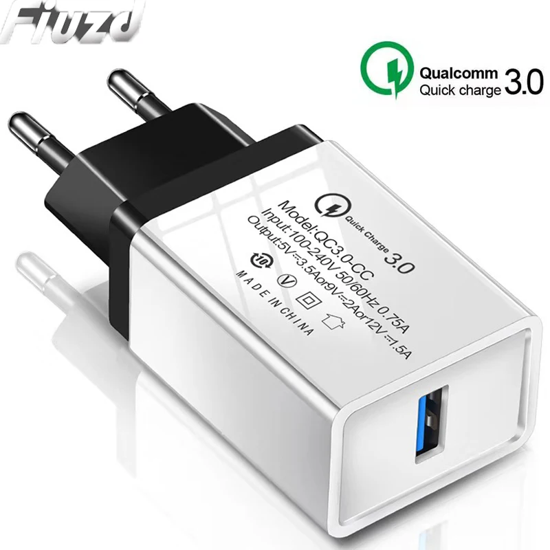 Быстрое зарядное устройство USB 3,0 для Iphone 5S 6s 11 pro max 7 8 plus XS XR быстрое зарядное устройство для huawei mate 30 20 10 p30 pro lite honor - Тип штекера: Black