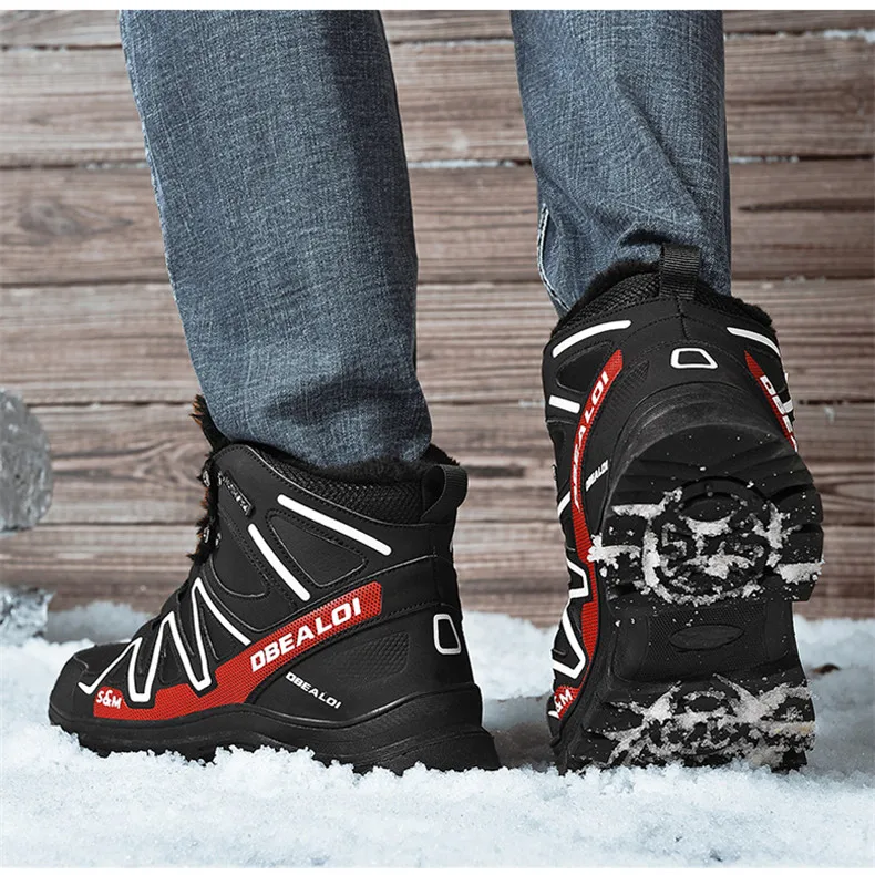 Водонепроницаемая походная обувь для мужчин, кожаная обувь для альпинизма, качественная уличная Треккинговая обувь, дышащие кроссовки, охотничьи ботинки
