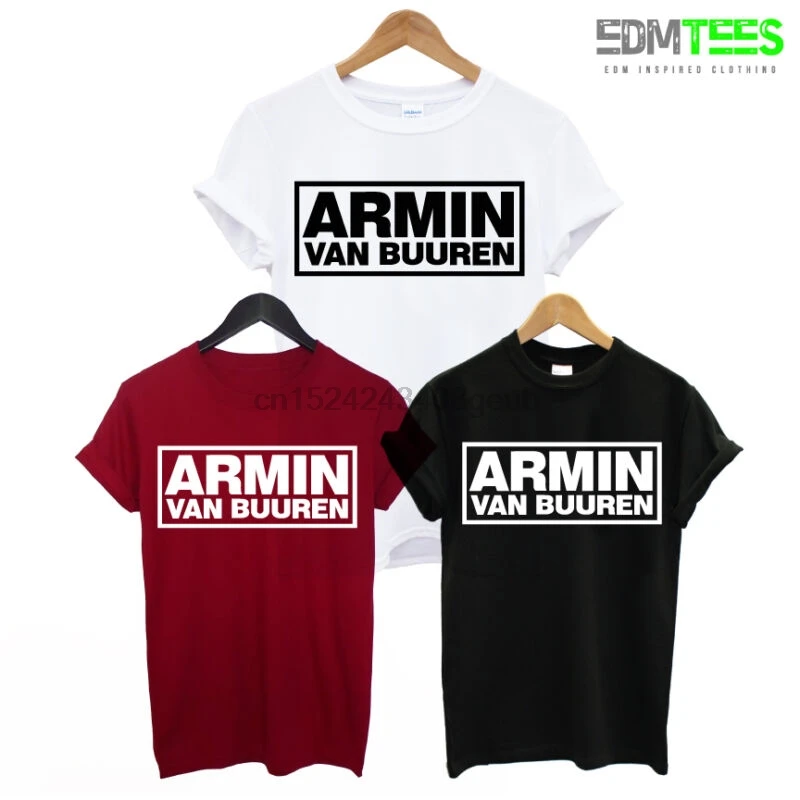ARMIN VAN BUUREN Печатный Транс Мужская футболка ASOT HOUSE MUSIC IBIZA RAVE DJ TEE | одежда
