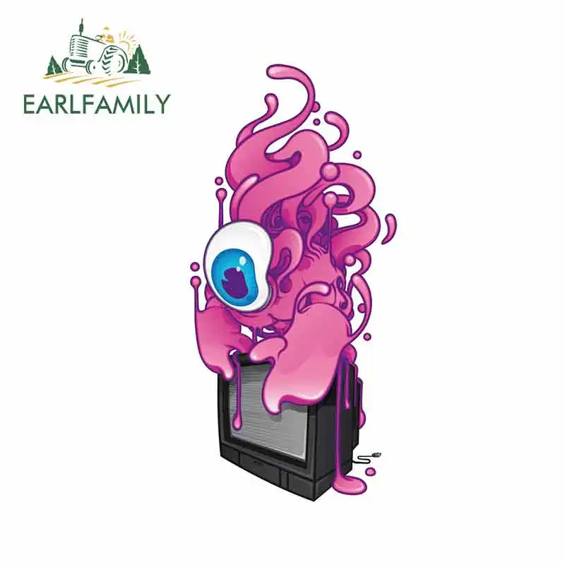 EARLFAMILY 13 см x 6 2 для розового монстра тонкая наклейка виниловая автомобильная