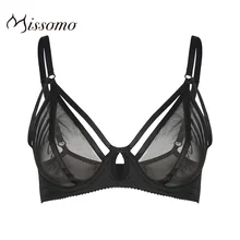 Missomo Lace Women Bra Transparent Sexy VS BH Bralet Modis Push Up Seamless Bralette Plus Size Cup Brassiere Erotic Lingerie Top