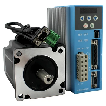 

LICHUAN 10 N.m LC86H2128+LCDA808H Closed-loop step drive encoder servo 2 phase 50~80VAC 7.5A Nema34 Stepper Servo Motor