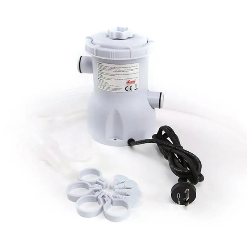 Bomba de filtro de piscina eléctrica, Kit de filtro de Bomba de piscina, remo, agua, Bomba de piscina, 220V, enchufe UE/RU, 220V, 1 ud.