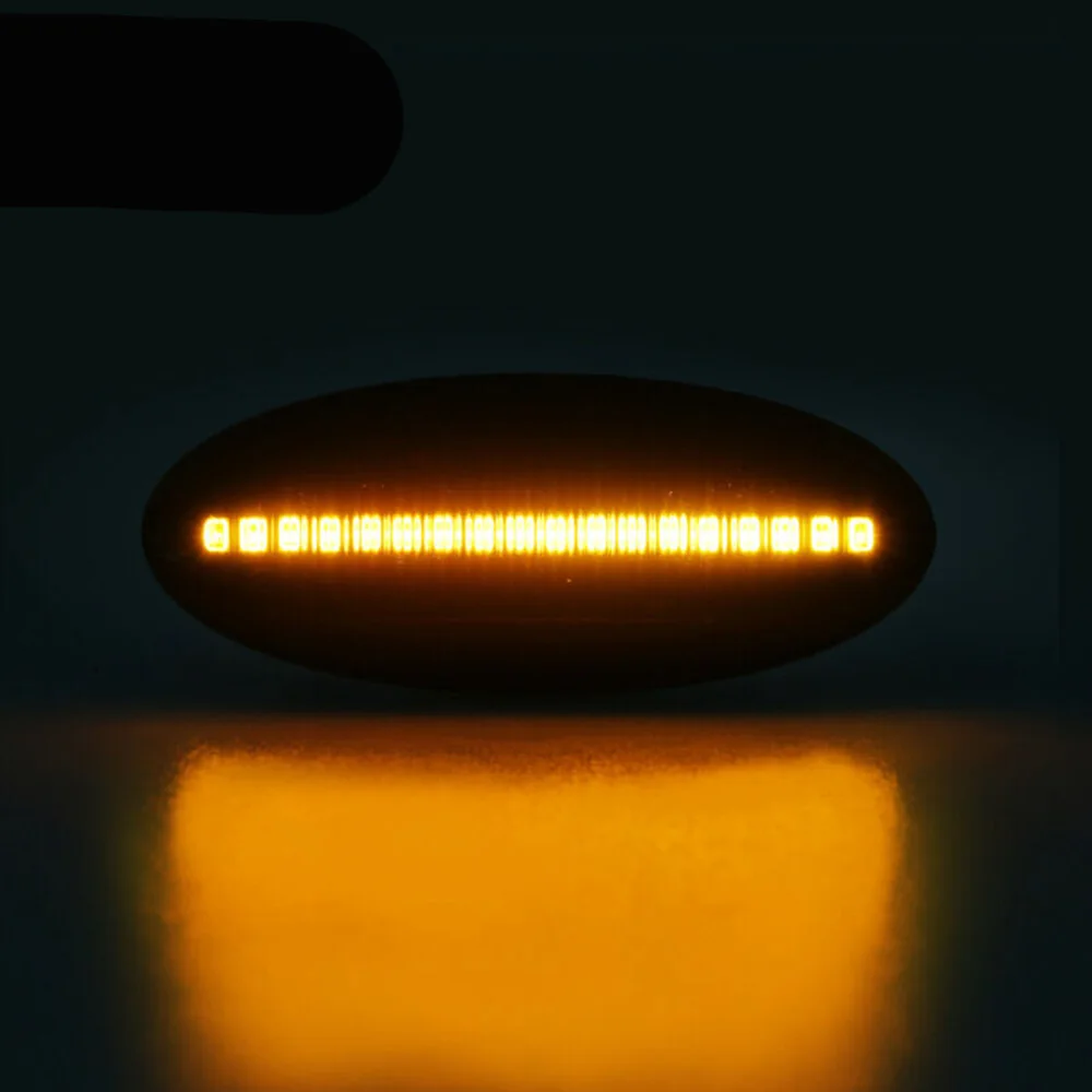 

3528 SMD LED Car Auto Dynamic Sequential Turn Signal Light Lamp 8-30V For Nissan Leaf Juke Side Turn Signal Light