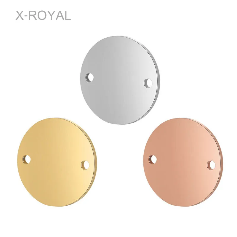X ROYAL 5 шт./партия ювелирные изделия из нержавеющей стали с двойным отверстием