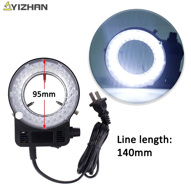 

Microscope LED Adjustable Ring Light illuminator Lamp For Stereo ZOOM Microscope digital microscope electronic illumination