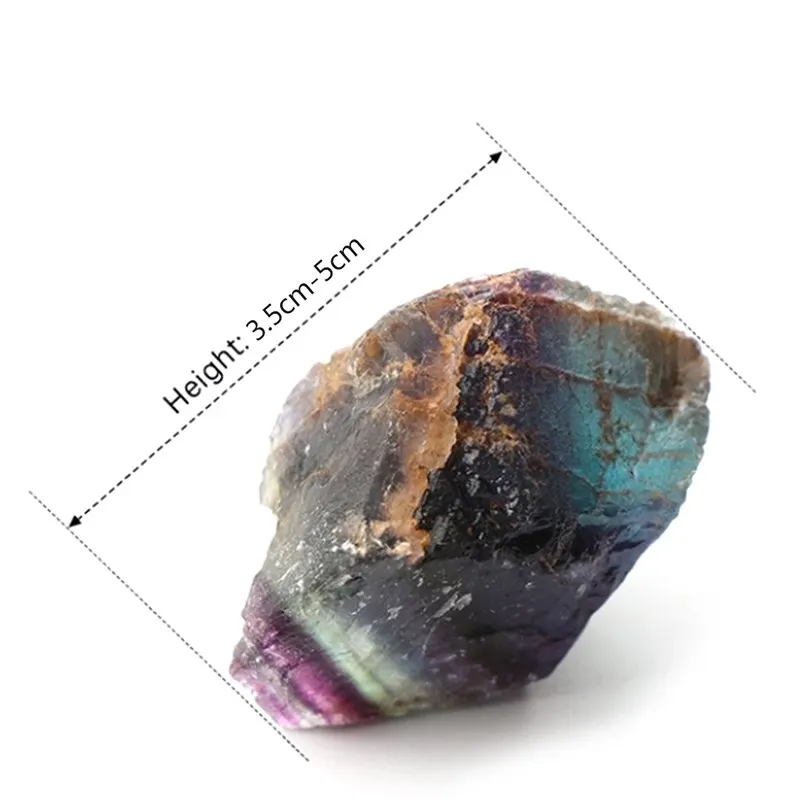 Точечная лечебная палочка для обработки камня цветная полоска флюорит натуральная флюоритовая, Хрустальная 1,5-65 см кварцевый кристалл камень