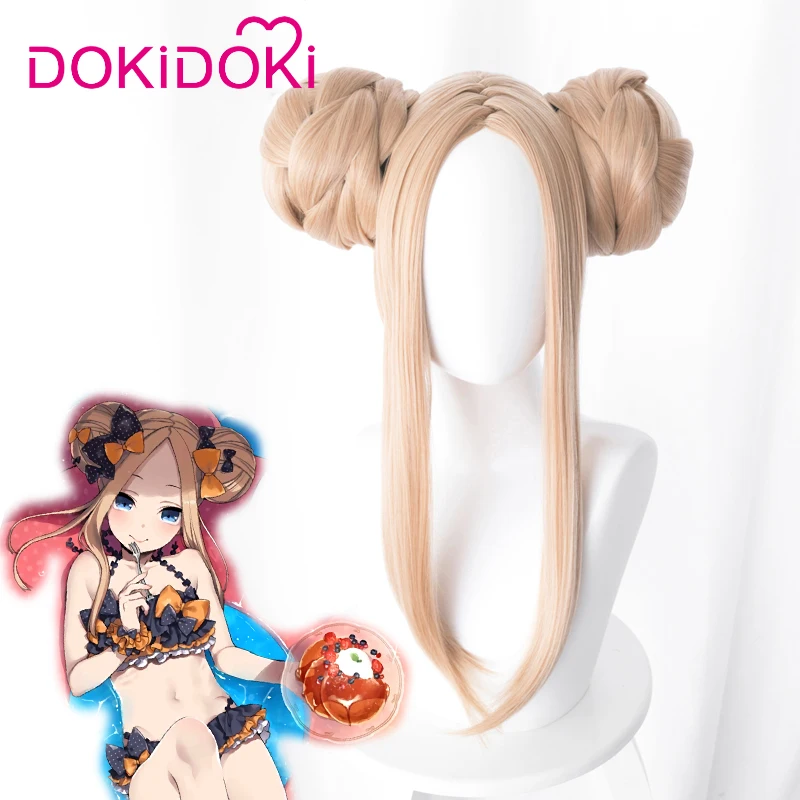 DokiDoki Game Fate/Grand Order Cosplay Wig Abigail Williams Women Light Brown Synthetic Hair | Тематическая одежда и