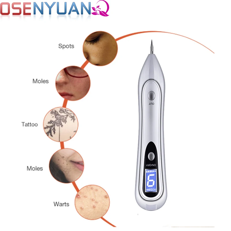Лазерная ручка для удаления пятен набор и 9 регулируемых режимов одобрено FDA