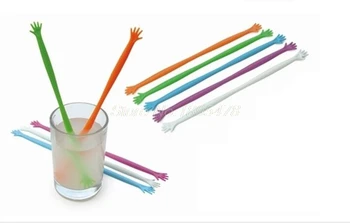 

600set help me Coffee&drinks&Fruit juice Spoon tableware Stir Bar Stick Mixing restaurant bar Kitchen practical tools 5PCS/Set