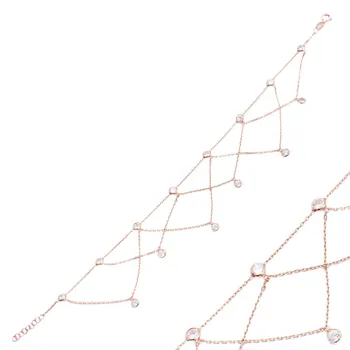 

Elegant Design Shaker Chain Turkish Handmade 925 Sterling Silver Anklet Body Jewelry and Foot Bracelet