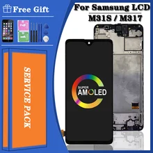 Ensemble écran tactile Lcd Super AMOLED, 6.5 pouces, pour Samsung Galaxy M31S M317, M317F=