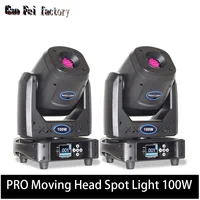 2In1 Flight Case With DJ Lights Moving Head LED 100W Lyre Spot Light 14Gobos 7Colors And 5 Face Prism For Stage Party Disco DJ 1