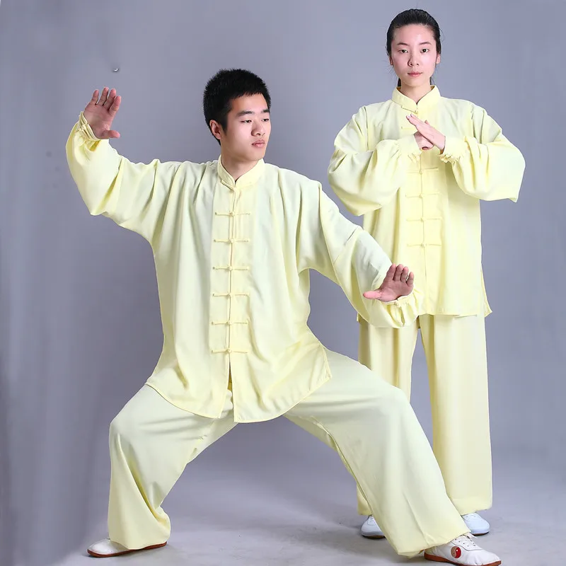 Новый дизайн 14 цветов с длинным рукавом Wushu TaiChi форма для кунгфу костюм униформа