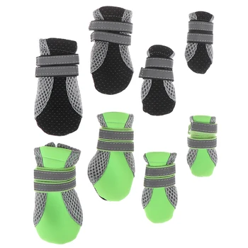 

4-Partial dog boot foot cover Water tightness Protective footwear Slippers 4 size