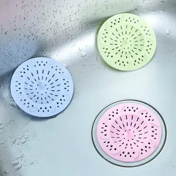 

1PC Sink Drain Filter Kitchen Silicone Sink Strainer Shower Floor Drain Mesh Hair Residue Catcher