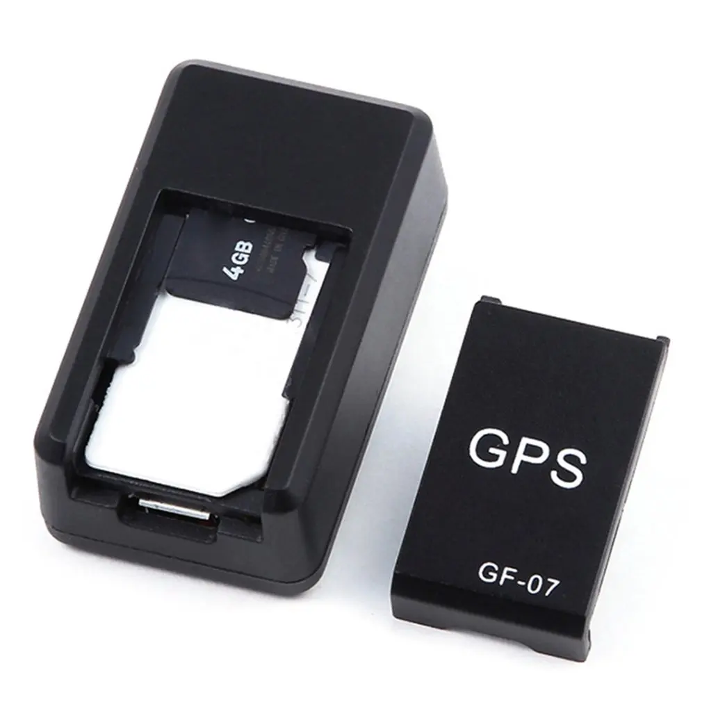 Магнитный GF07 GSM Мини шпионский gps трекер в режиме реального времени отслеживающий локатор-устройство мини gps в режиме реального времени автомобильный локатор трекер отслеживающее устройство - Цвет: Black