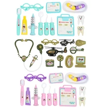 Детские Моделирование медицинская коробочка игрушка ролевые игры студийный фон с имитацией игрушка «Доктор» комплект со звуком и светом Детская Косплэй стоматолог игрушка "Медсестра" подарок