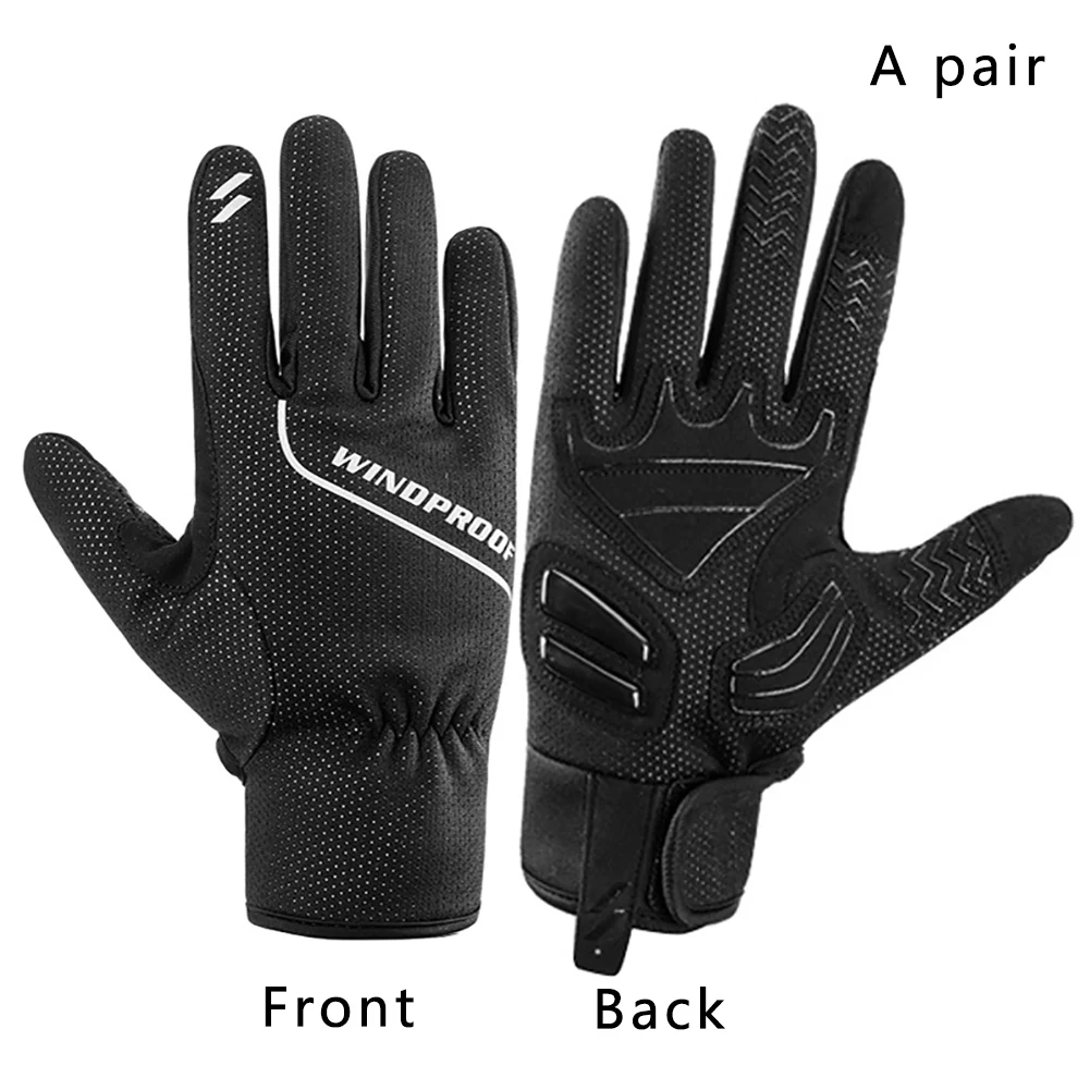 Outdoor Warm Winter Hiking Cycling Gloves Waterproof Soft Touch Screen Accessories Windproof Full Finger Sports Shockproof