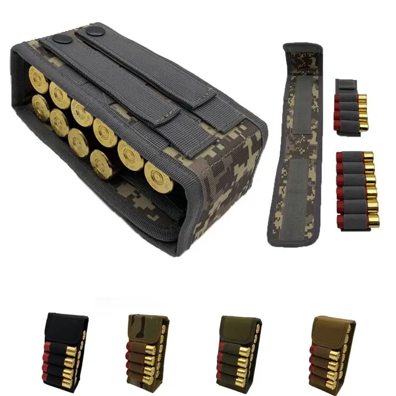 Military Shotgun Cartridge Belt Bag Shell Tactical Airsoft Bullet Holder Hunting 12 Rifle Gauge Carrier Case Ammo Pouch | Спорт и