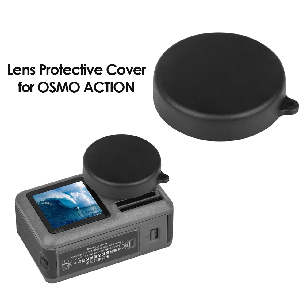 Action Camera Lens Cap Plastic Soft Set Protection Hood Cover Carrying Handheld Elements for DJI OSMO ACTION | Электроника
